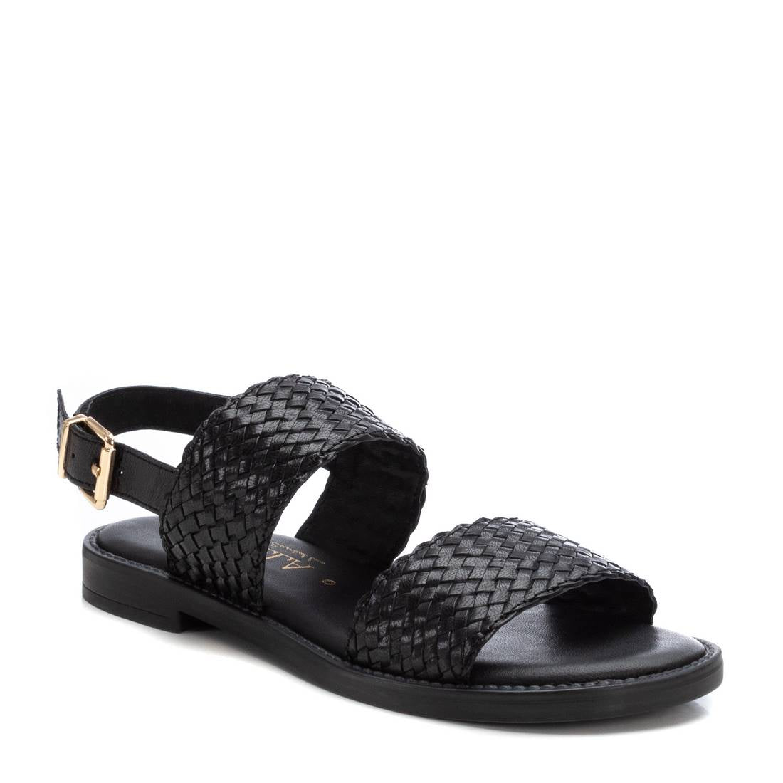 Carmela 16219703 sandales femme noir métallisé cuir