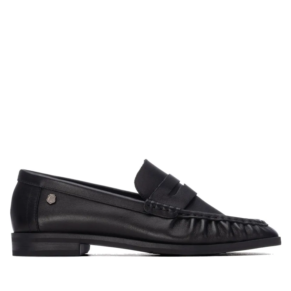 Carmela 16438904 mocassins cuir noir elegante