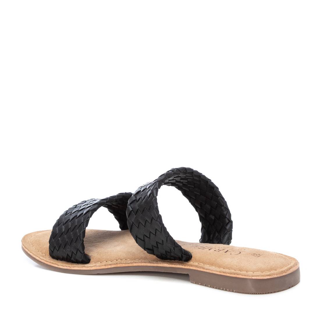 Carmela 16164603 sandales cuir noir plates
