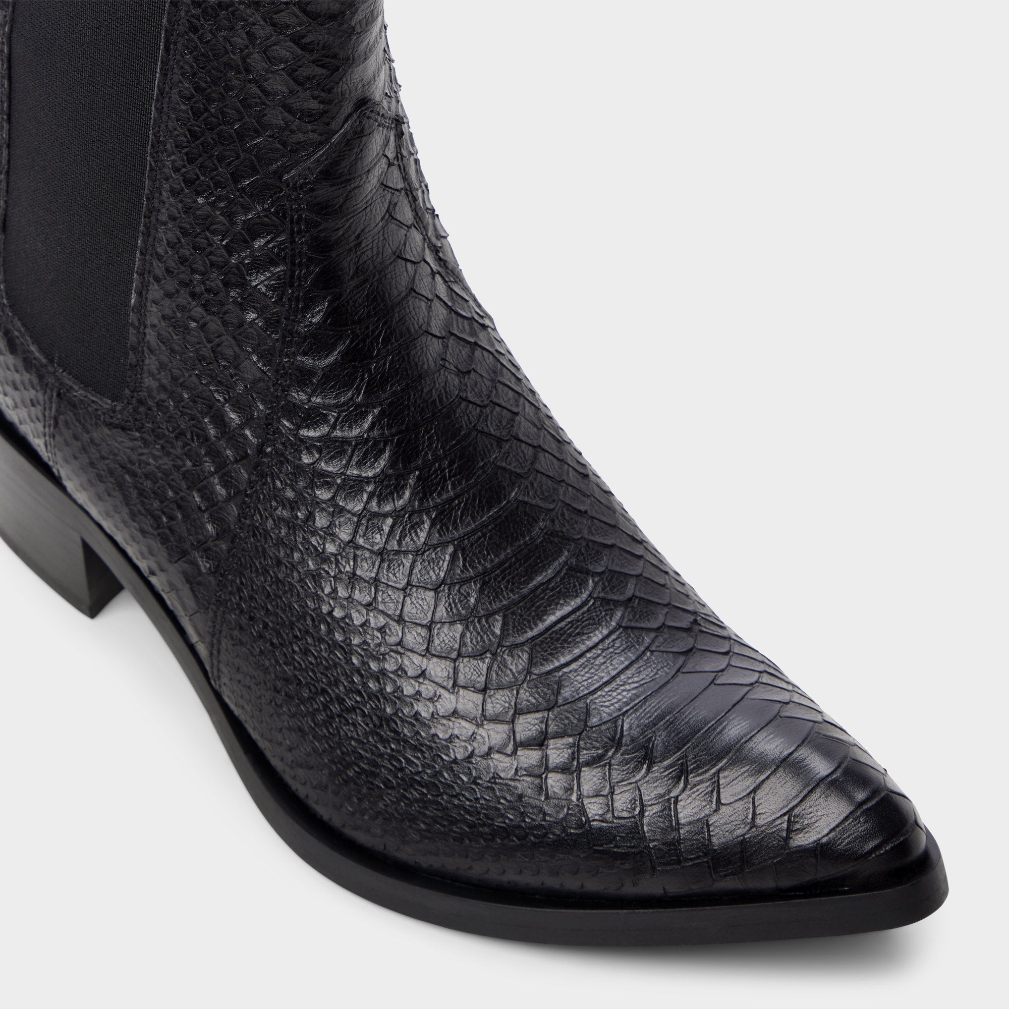 ALDO Mavrik bottes western noires serpent