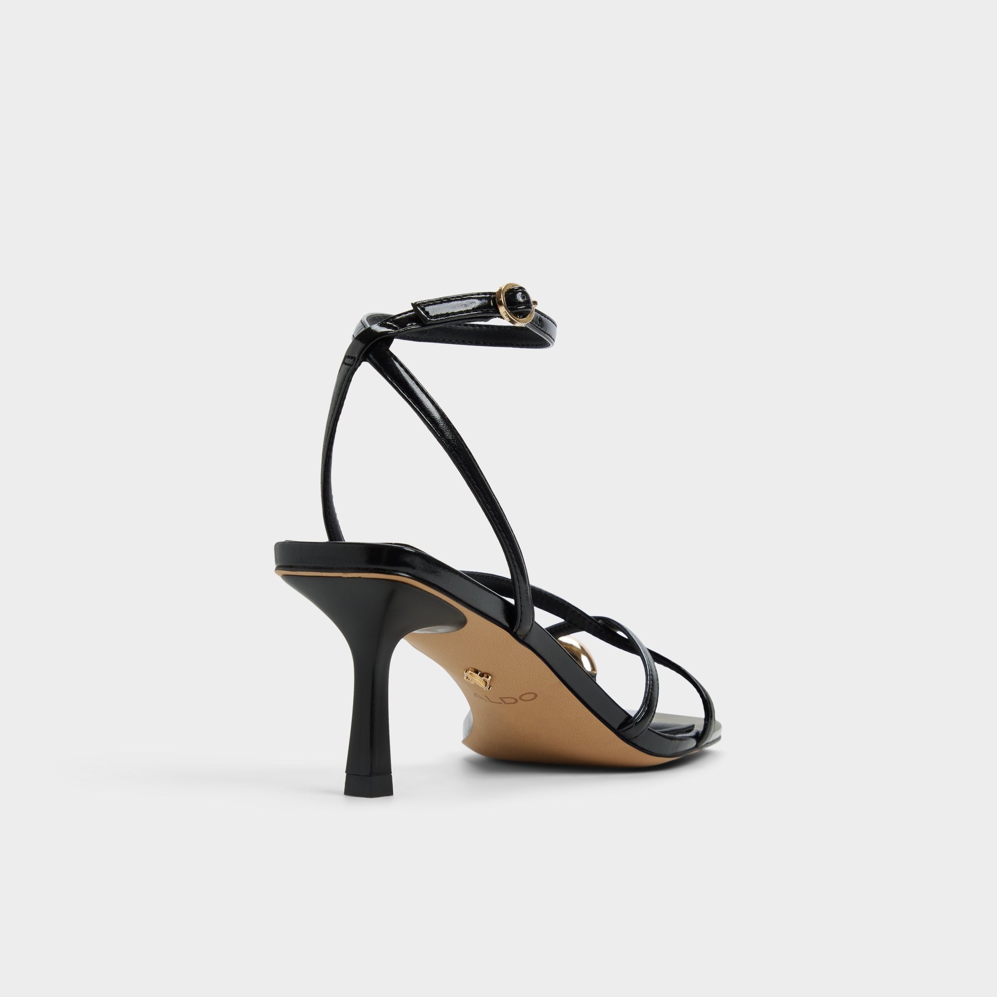 Aldo Elodiah sandales talons noires bride soirée