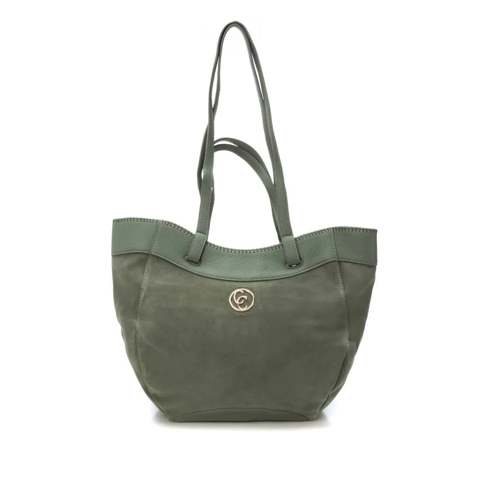 Carmela 18614503 sac cuir kaki 24x38x16 cm