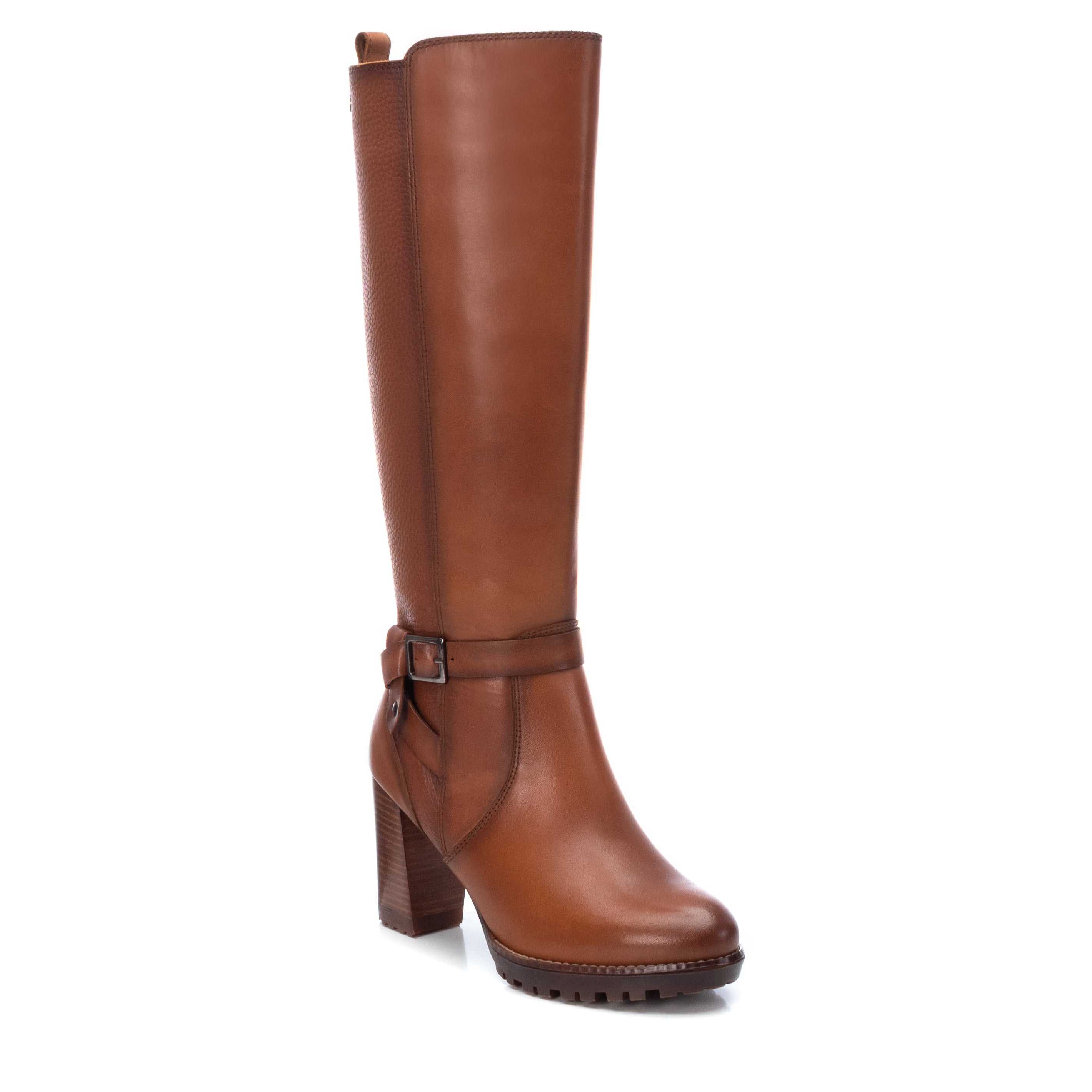 Carmela 16005502 botte cuir marron talon 9 cm