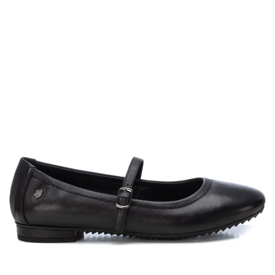 Carmela 16201303 ballerines femme noir cuir boucle