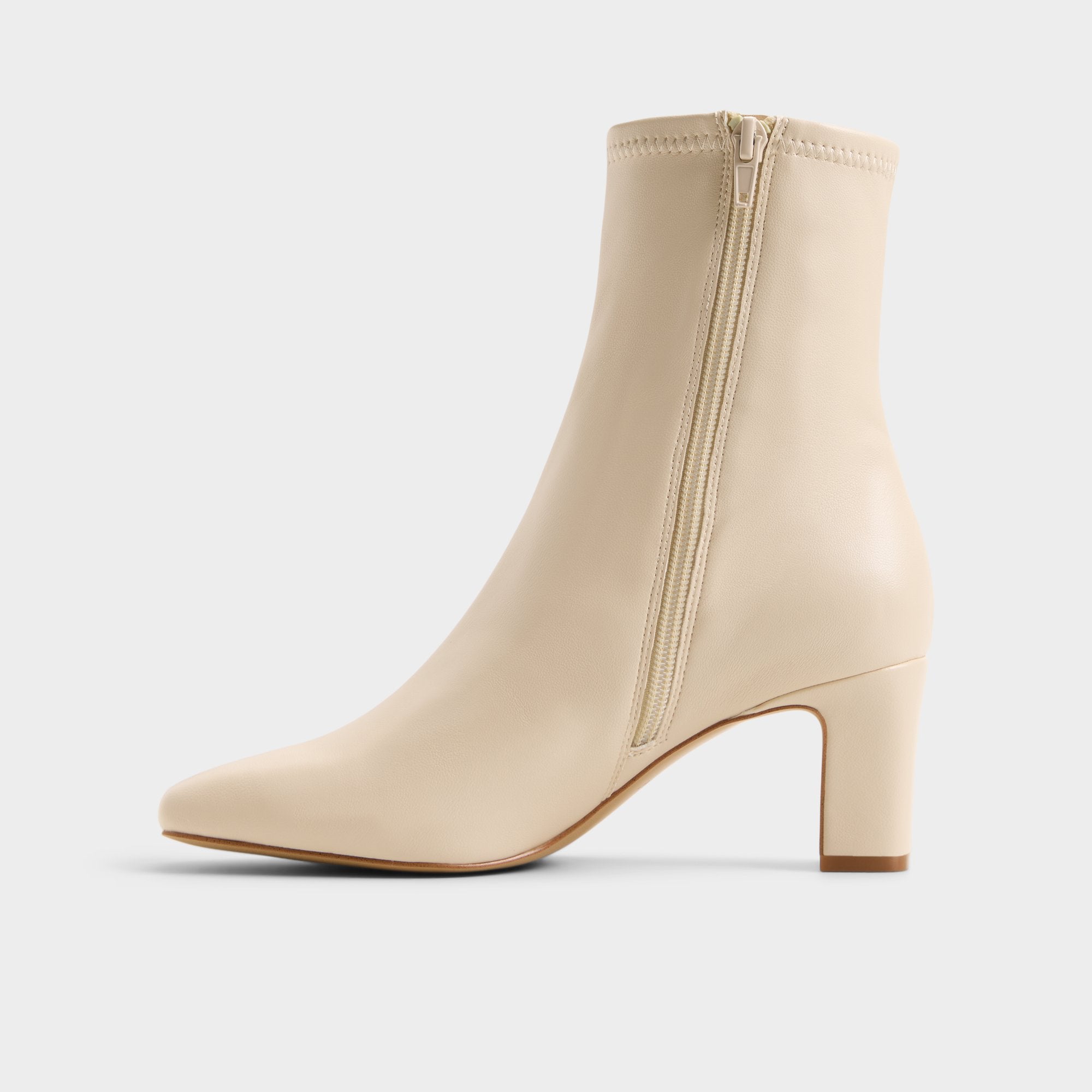 ALDO Kayia bottines crème talon bloc