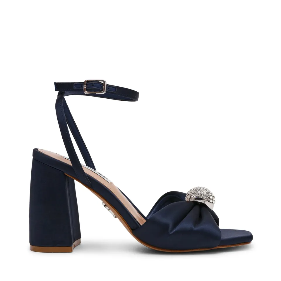 Steve Madden Meladi sandales satin marine talon 7 cm