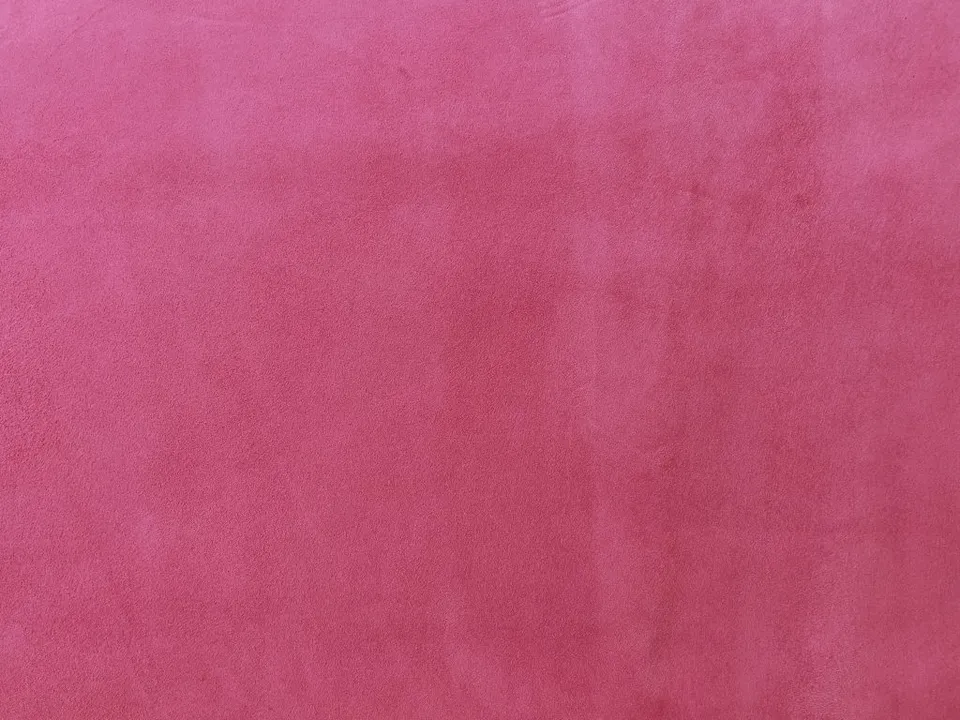 Dessine Moi Un Soulier Velours rose pivoine échantillon tissu