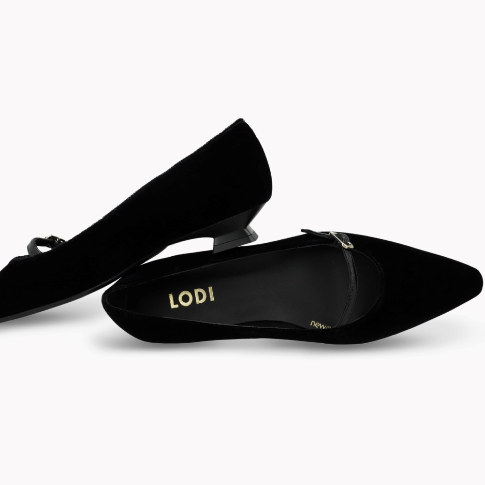 LODI BED5554-TE escarpins noirs cuir