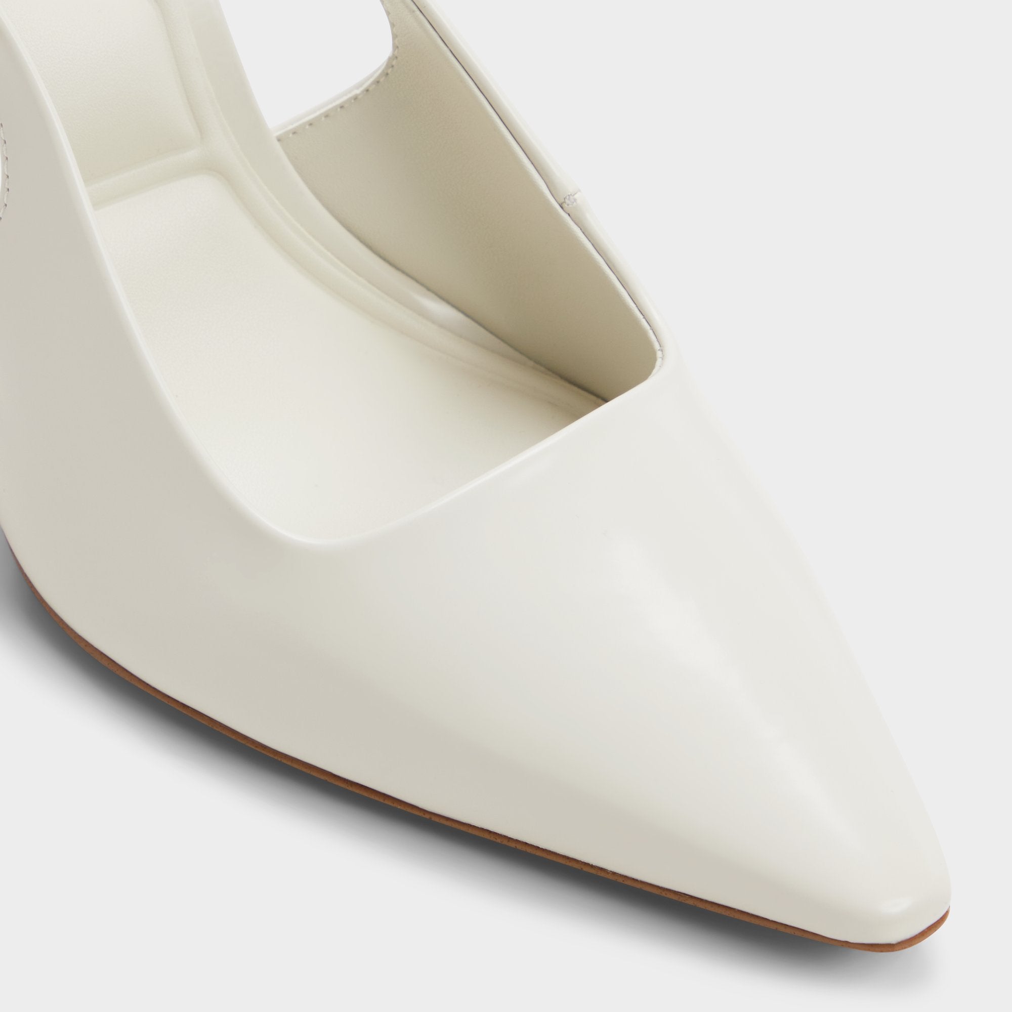 Aldo Marysa Escarpins Slingback Blancs Bride Arrière