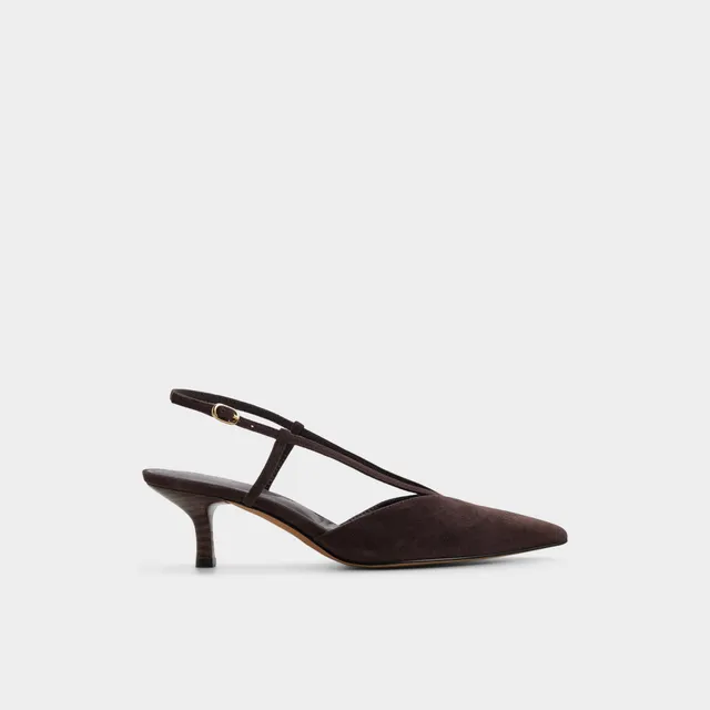 ALDO Kaylin escarpins slingback marron suède