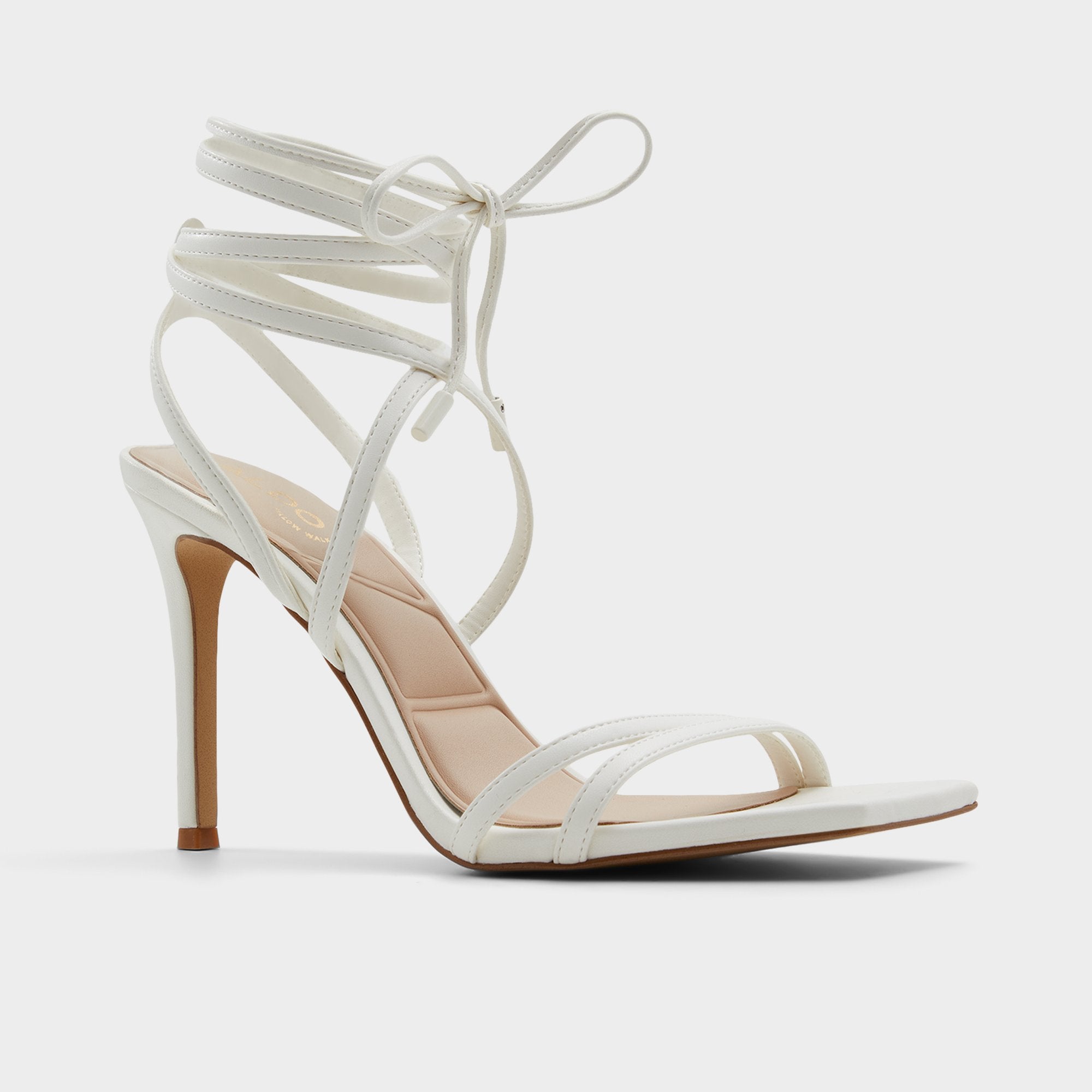 Aldo Phaedra sandales à talons blanc à brides