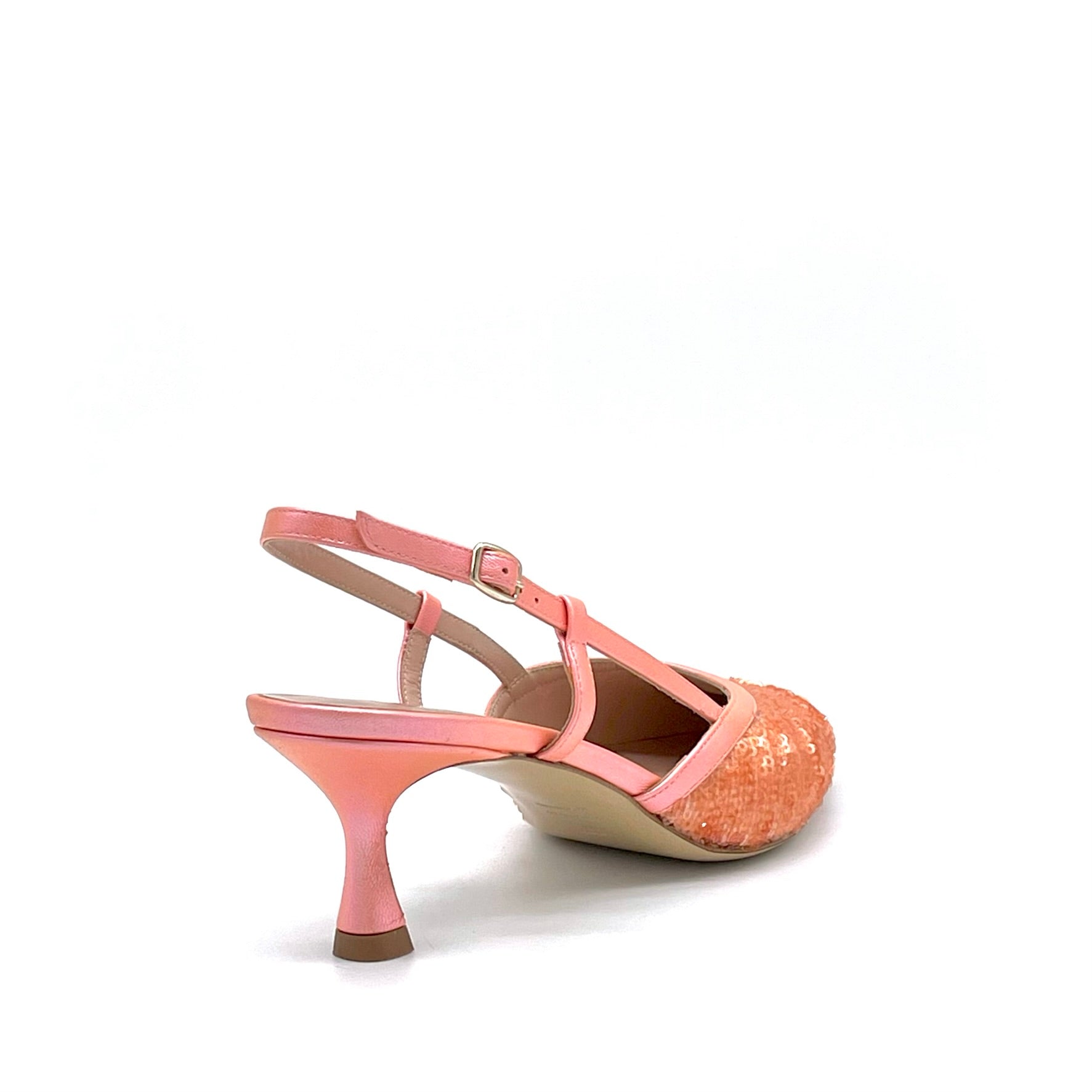 Elata 14146 slingback paillettes orange