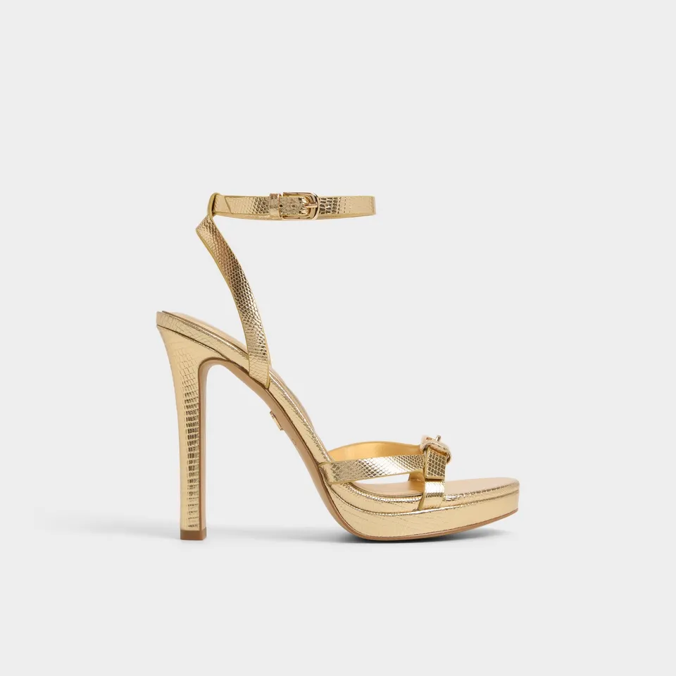 ALDO Onaonwan escarpins dorés femme talon métal
