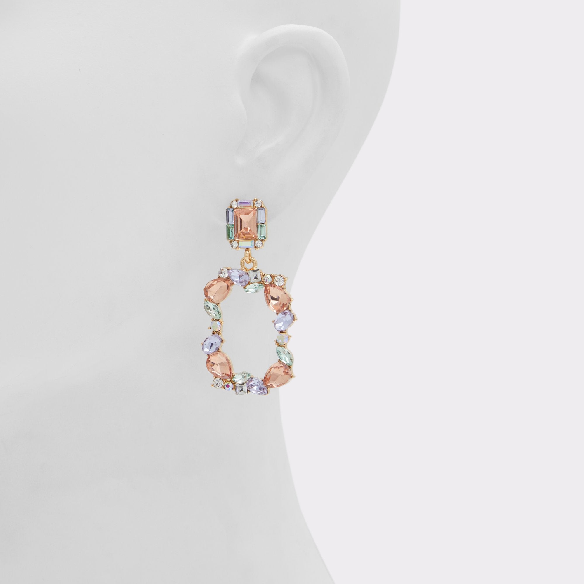 ALDO Lamasax boucles d'oreilles chandelier doré