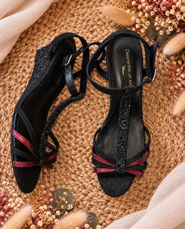Dessine Moi Un Soulier Chloé sandales hautes velours noir 45