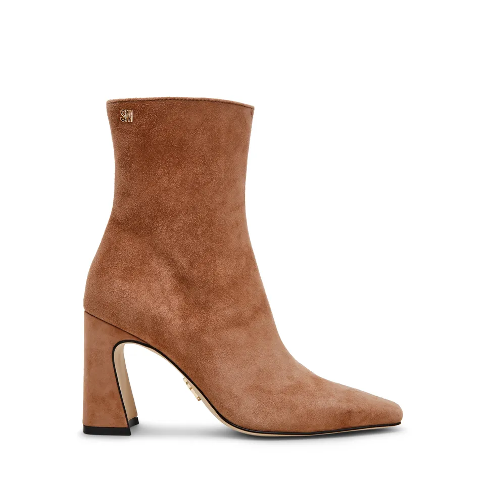 Steve Madden Flares bottines daim taupe talon 6,5 cm