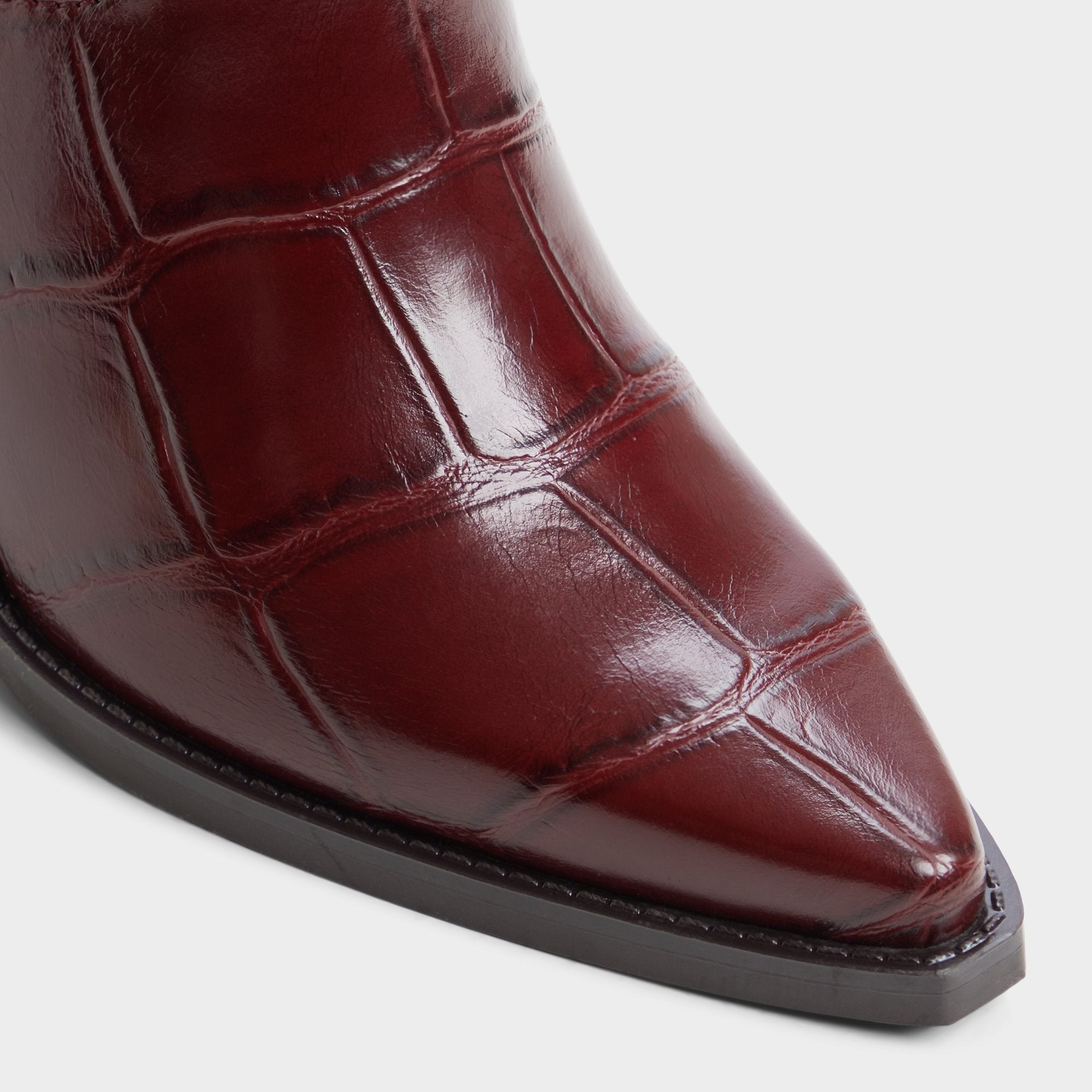 ALDO Dixy bottes cavalières femme bordeaux cuir