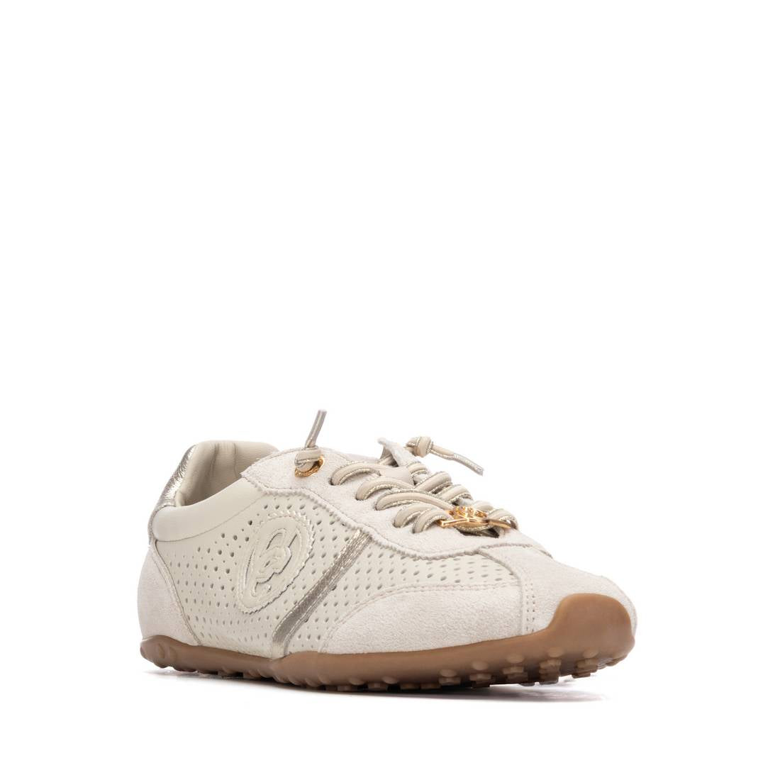 Carmela 16310901 sneakers cuir blanc ajouré