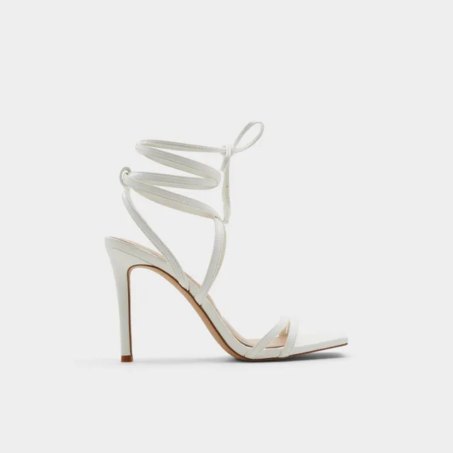 Aldo Phaedra sandales à talons blanc à brides