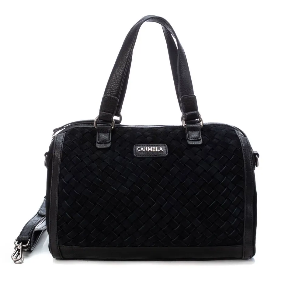 Carmela 18600101 sac cuir noir bowling