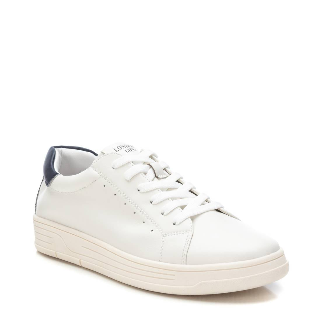 Carmela 16214201 chaussures homme cuir blanc navy