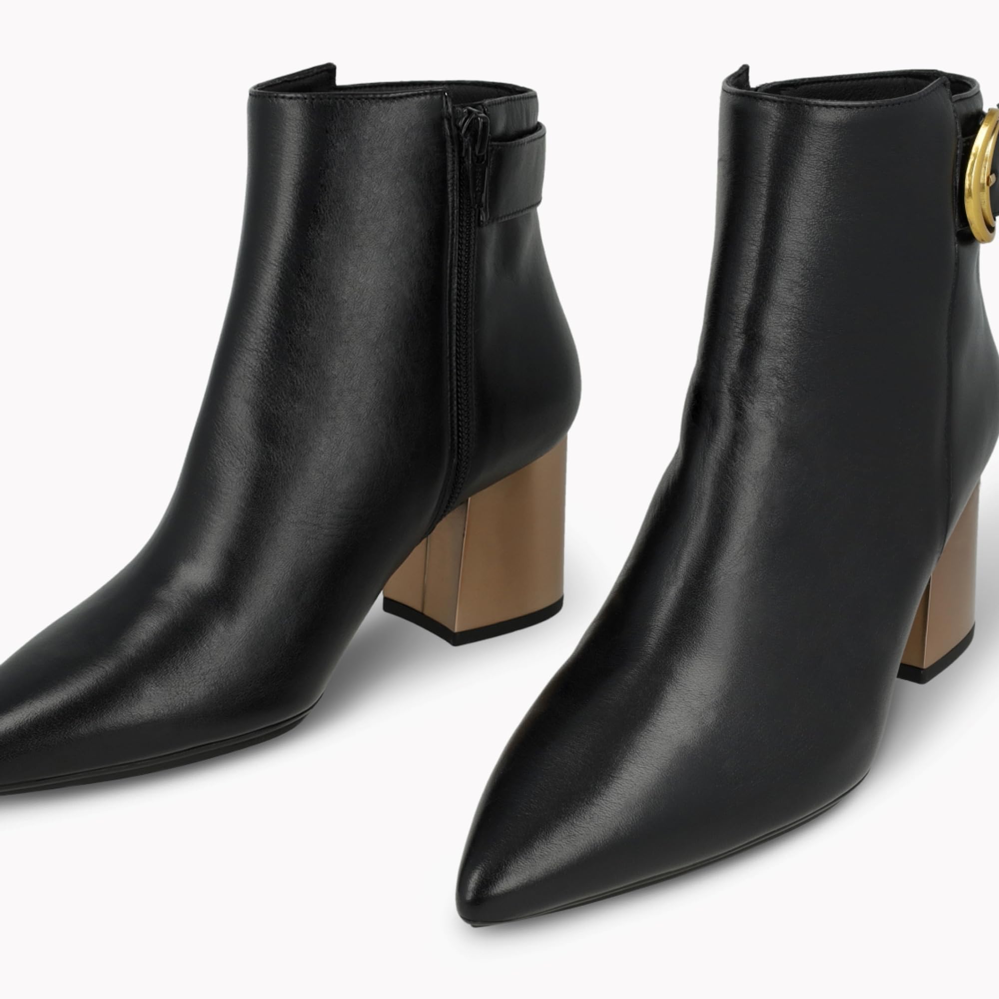 LODI Nuez bottines cuir noires habillées