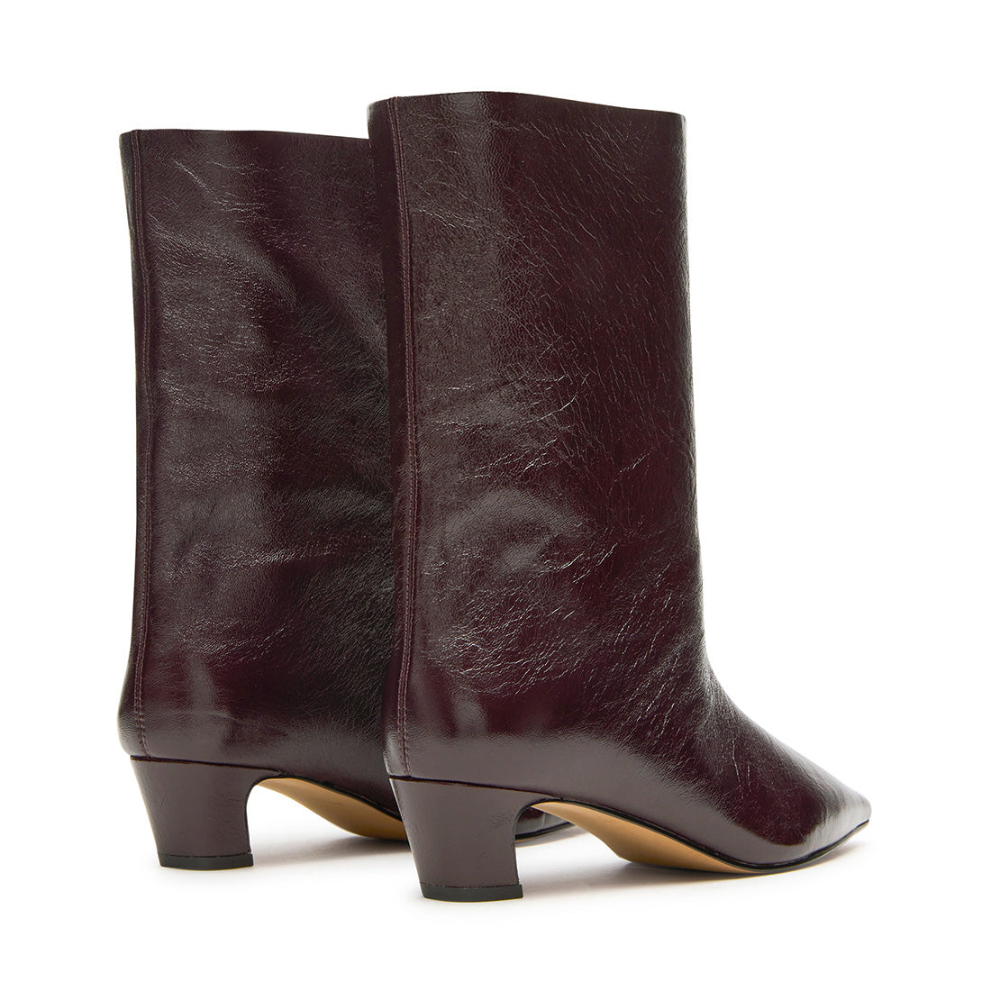 Steve Madden Lytton bottines cuir rouge