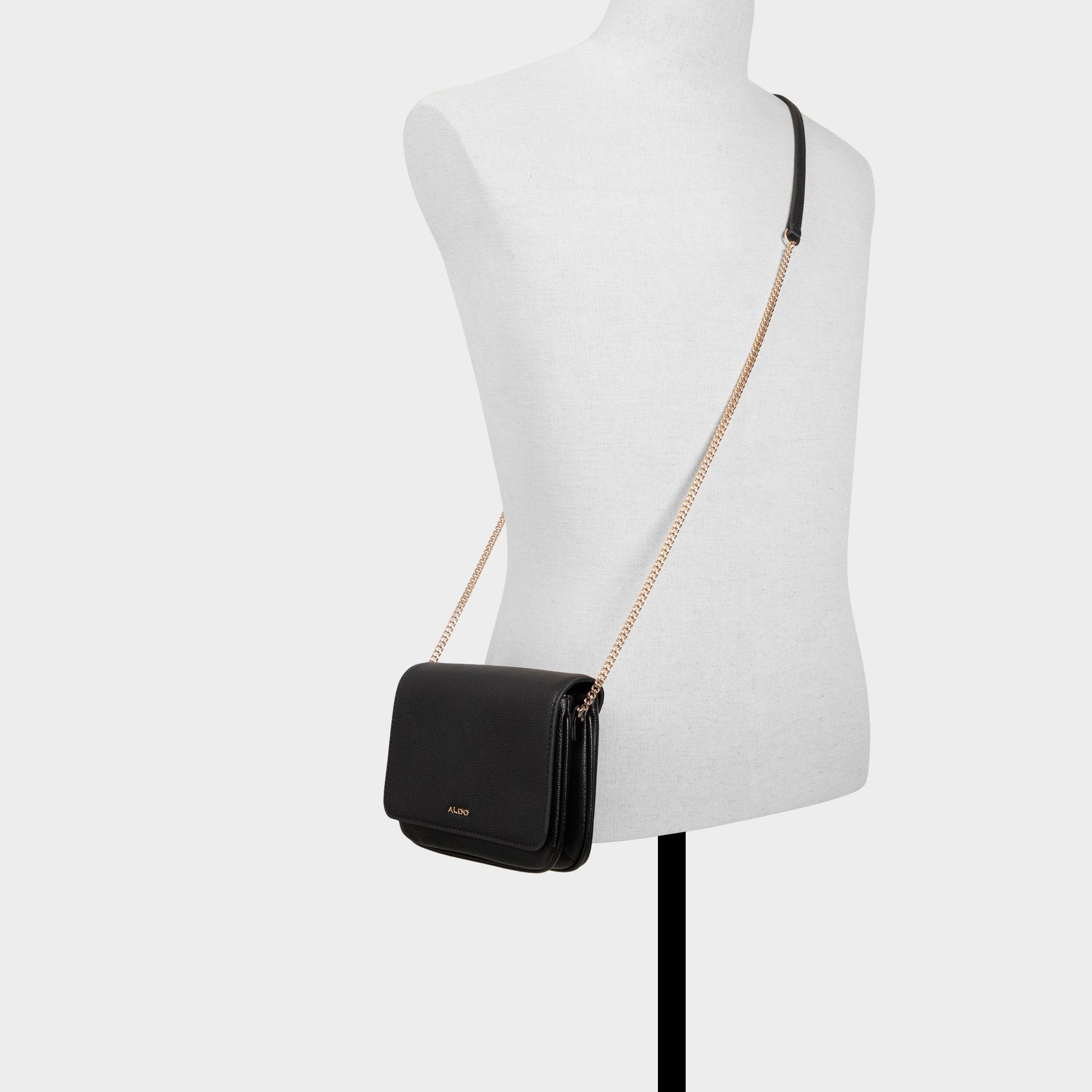 ALDO Riverly sac bandoulière noir compact