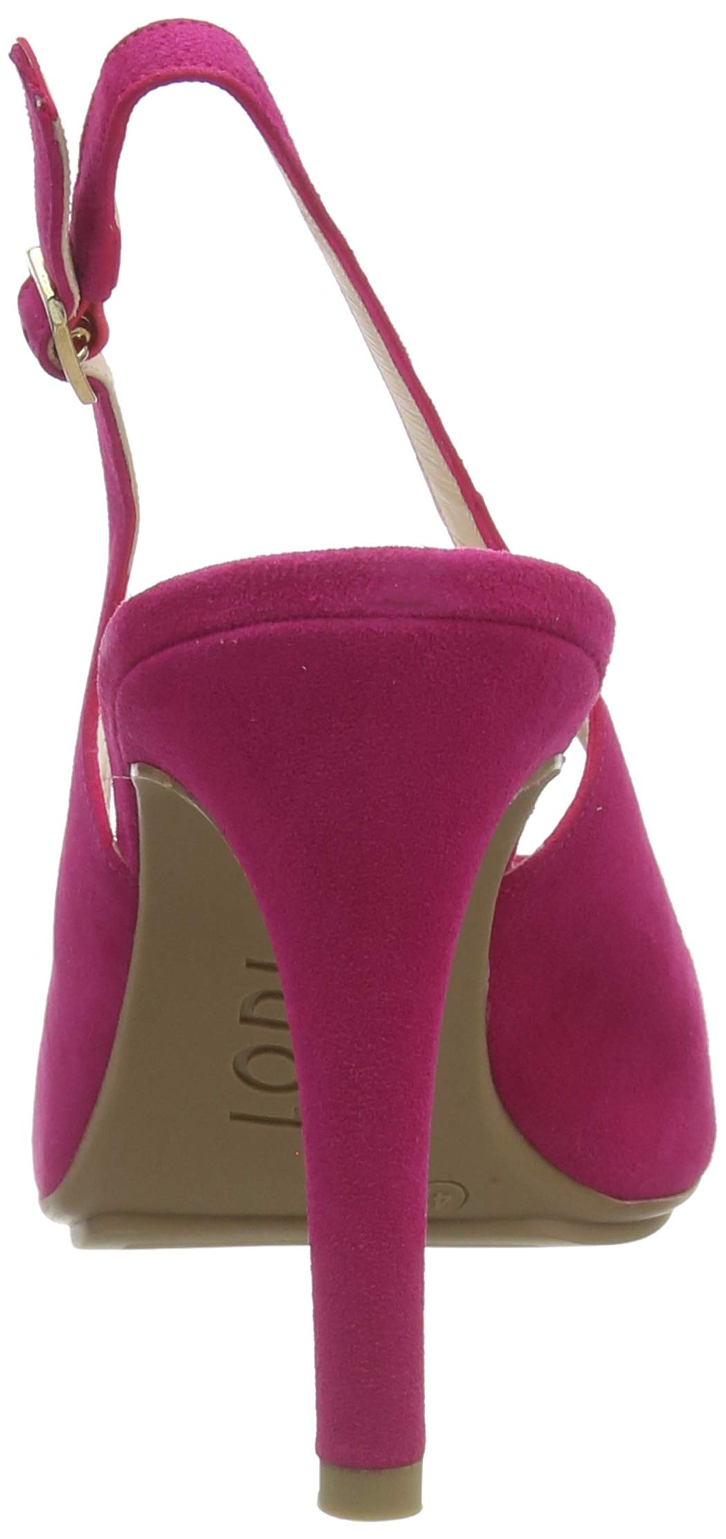 Lodi Raian-TP escarpins noir ouvert talon 9,5 cm