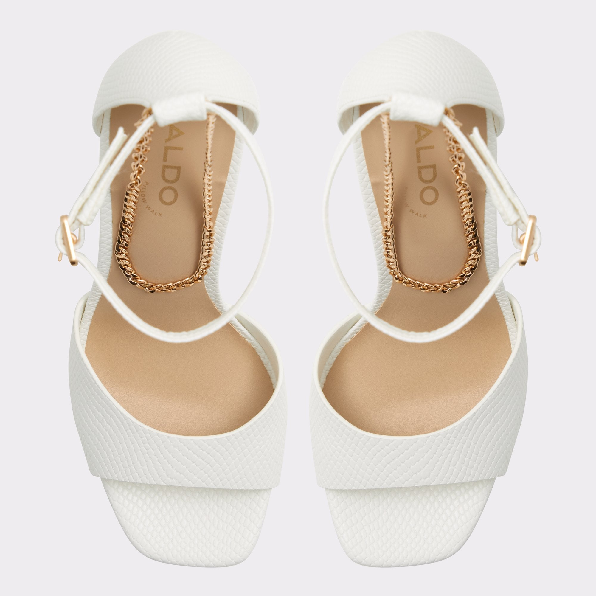 ALDO Prisilla escarpins nude chaîne talon