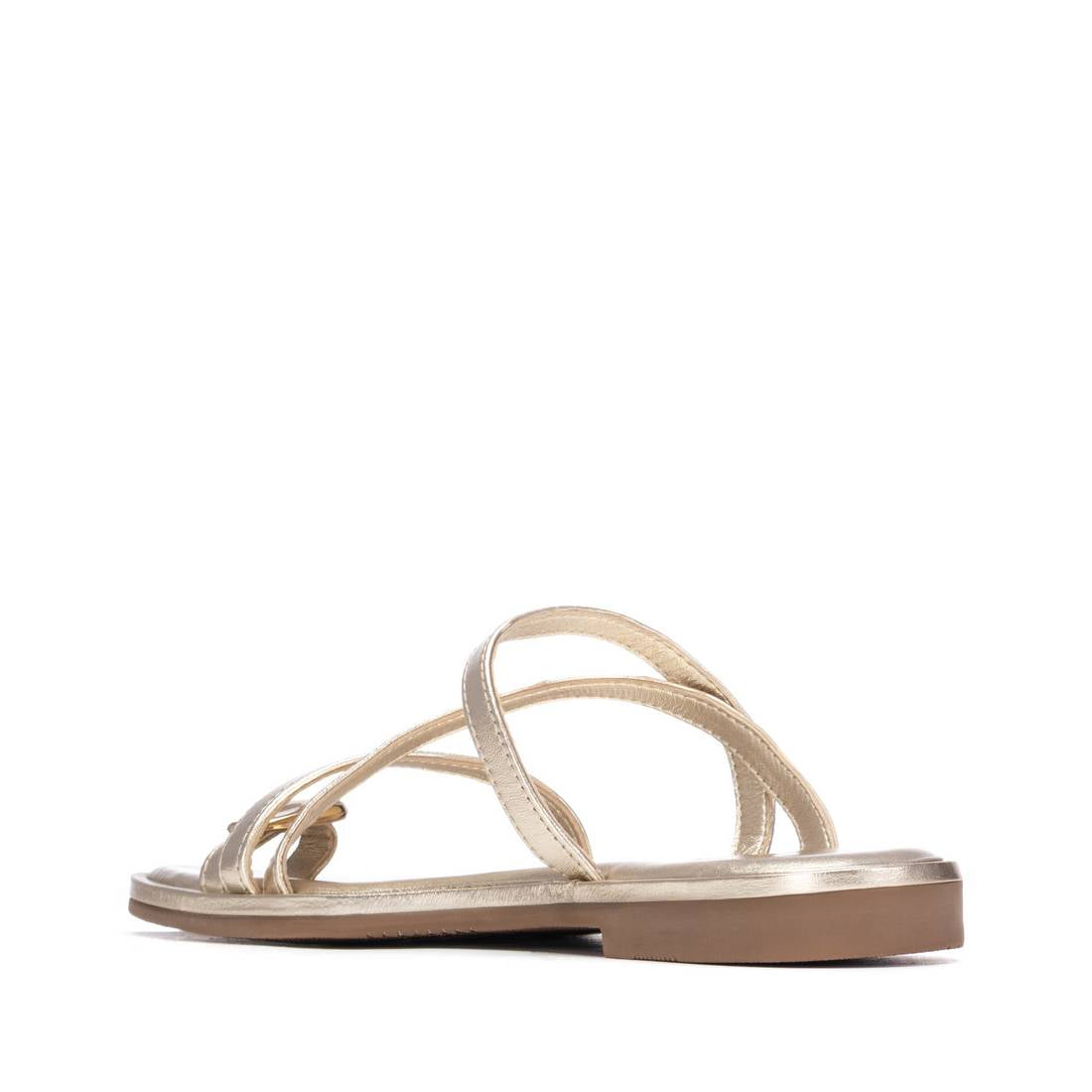 Carmela 16329103 sandales cuir doré plat