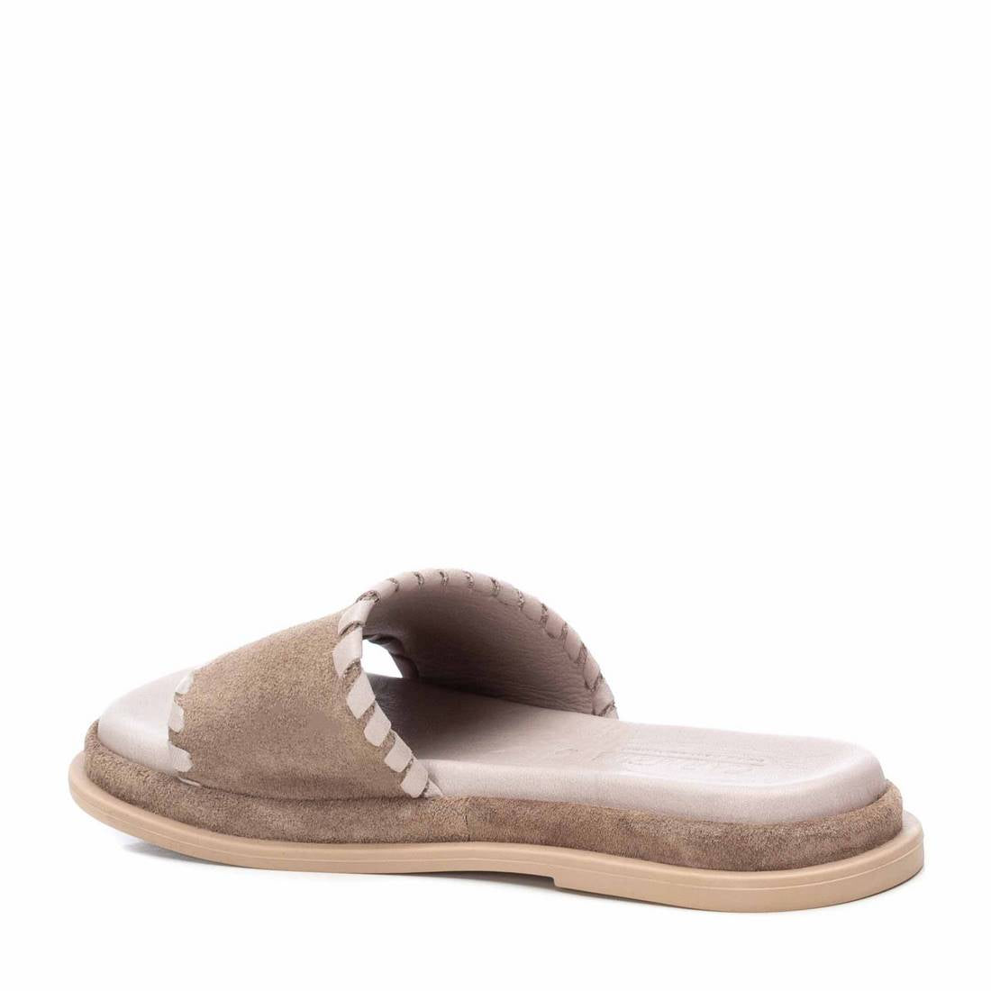 Carmela 16077805 sandale plate marron cuir