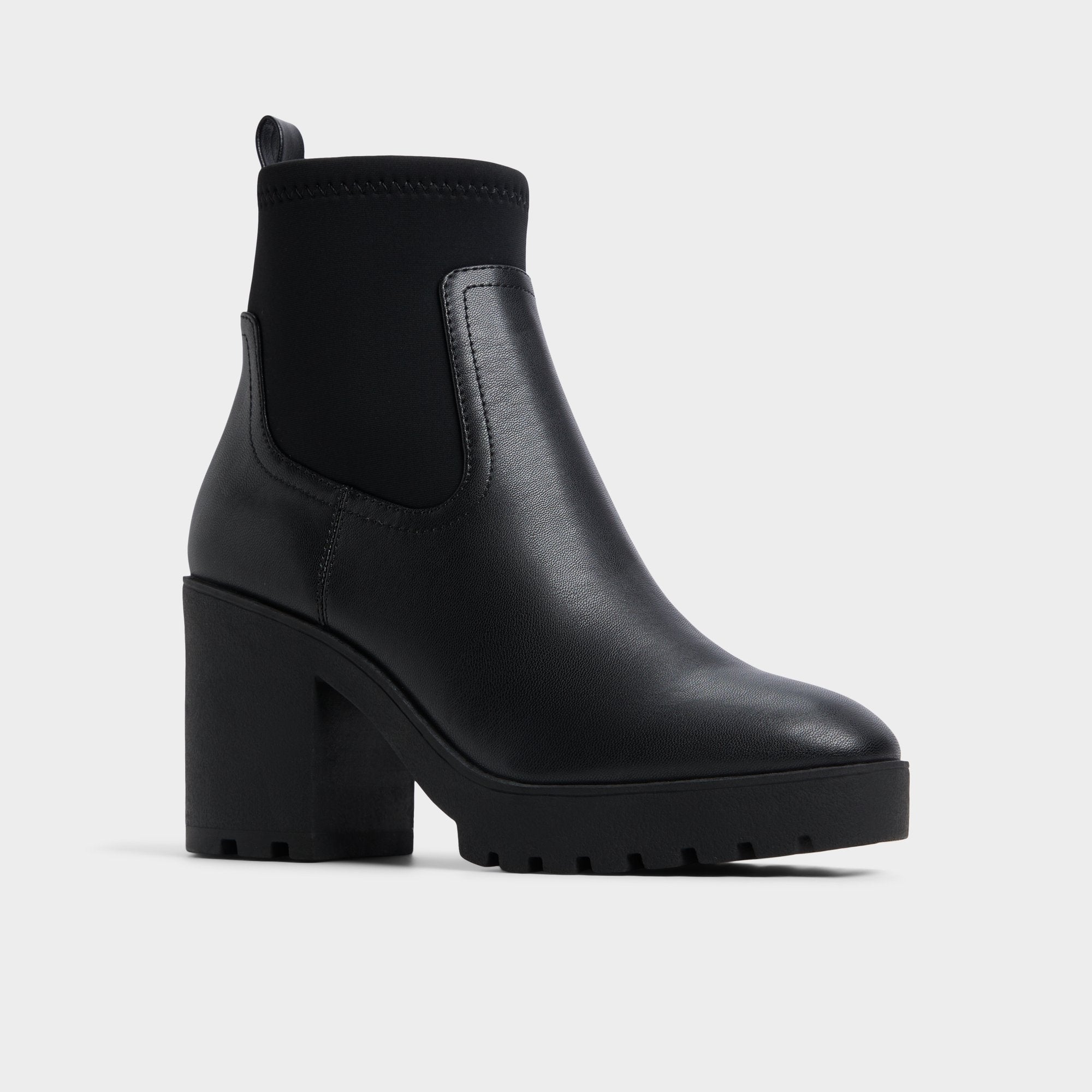 ALDO Marrgo bottines talons noires cuir