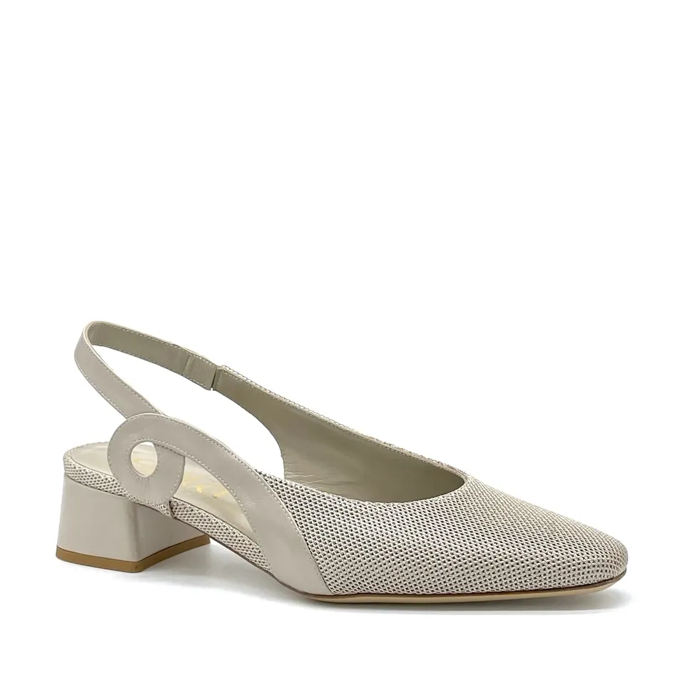 Elata 15121 slingback beige talon 3,5 cm