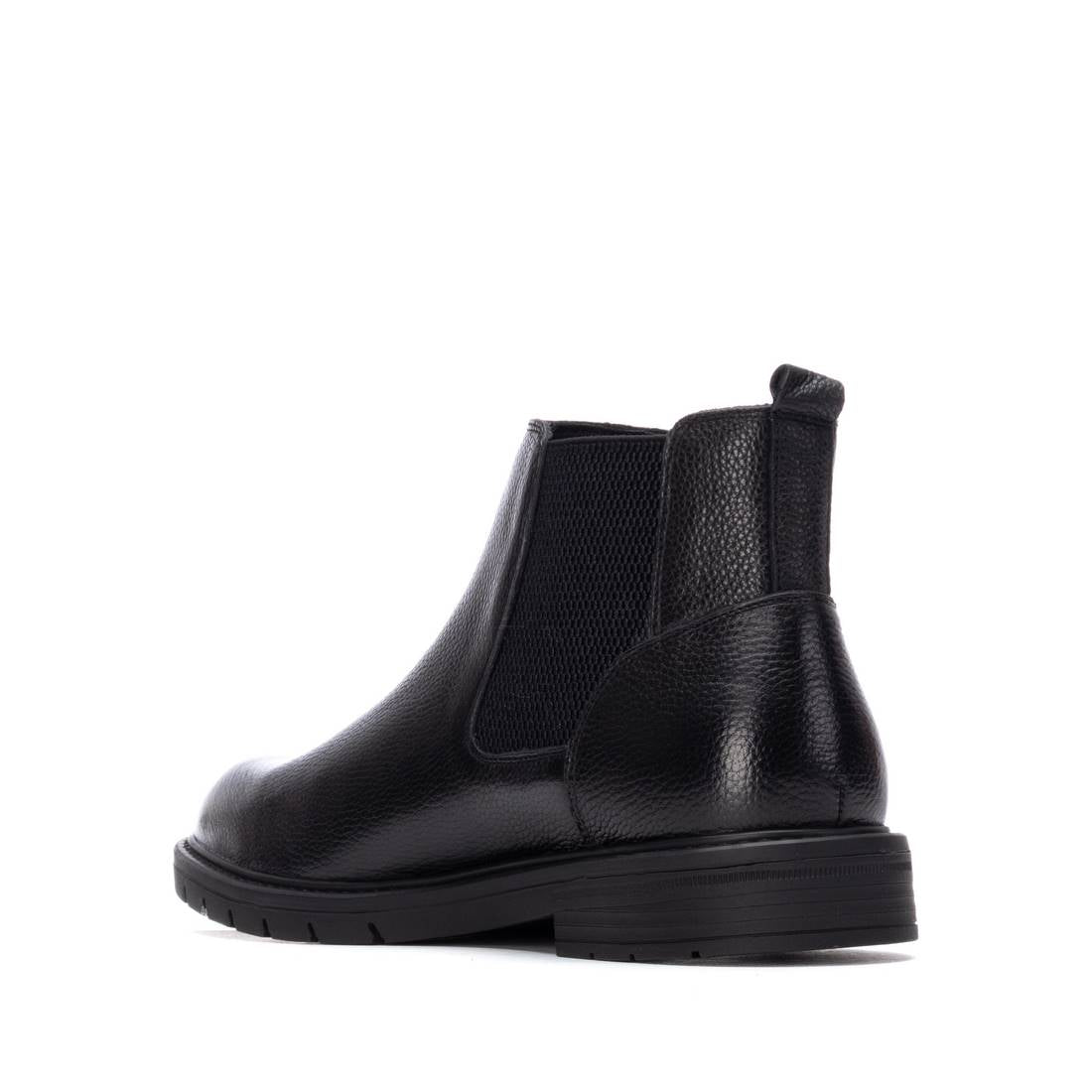 Carmela 16267302 bottines homme noir cuir plat