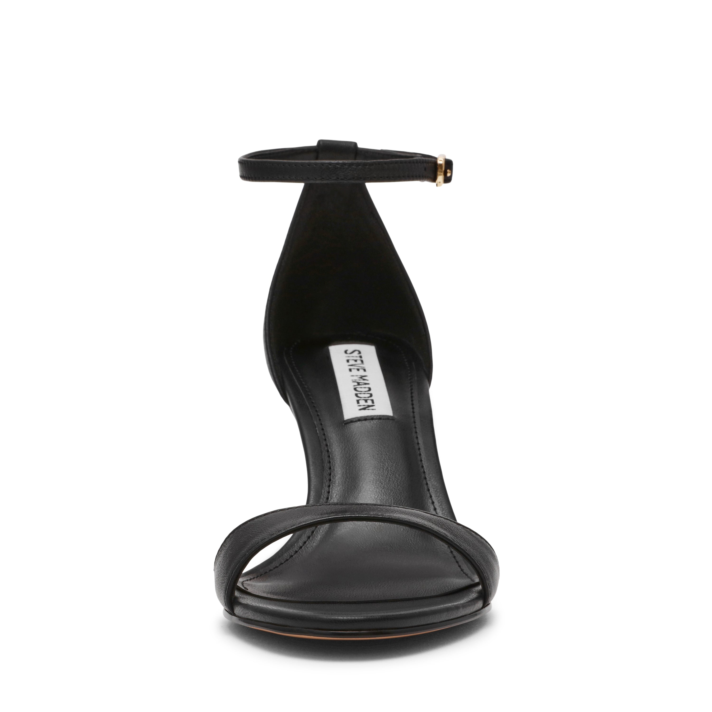 Steve Madden Nevina Sandal sandales cuir noir talon 7 cm
