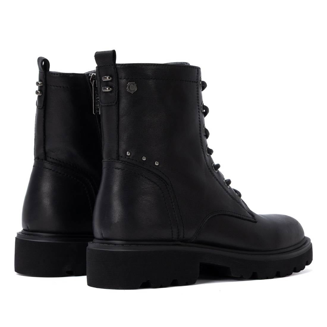 Carmela 16433701 bottines femme noir cuir lacets