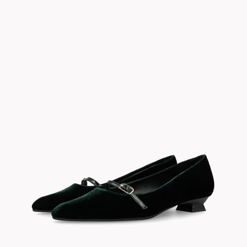 LODI BED5554-TE escarpins verts cuir