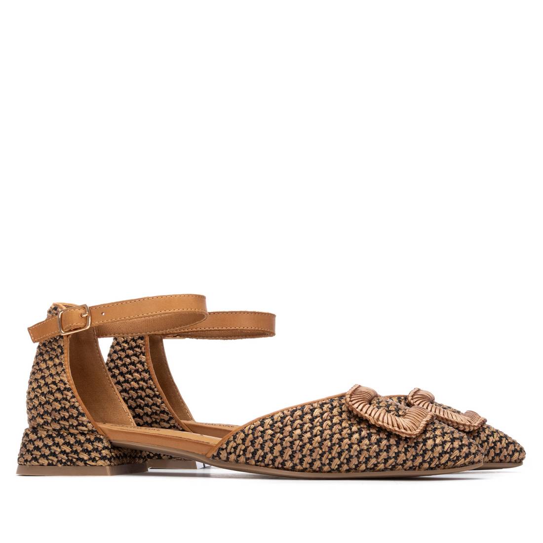 Carmela 16324102 ballerine femme camel petit talon