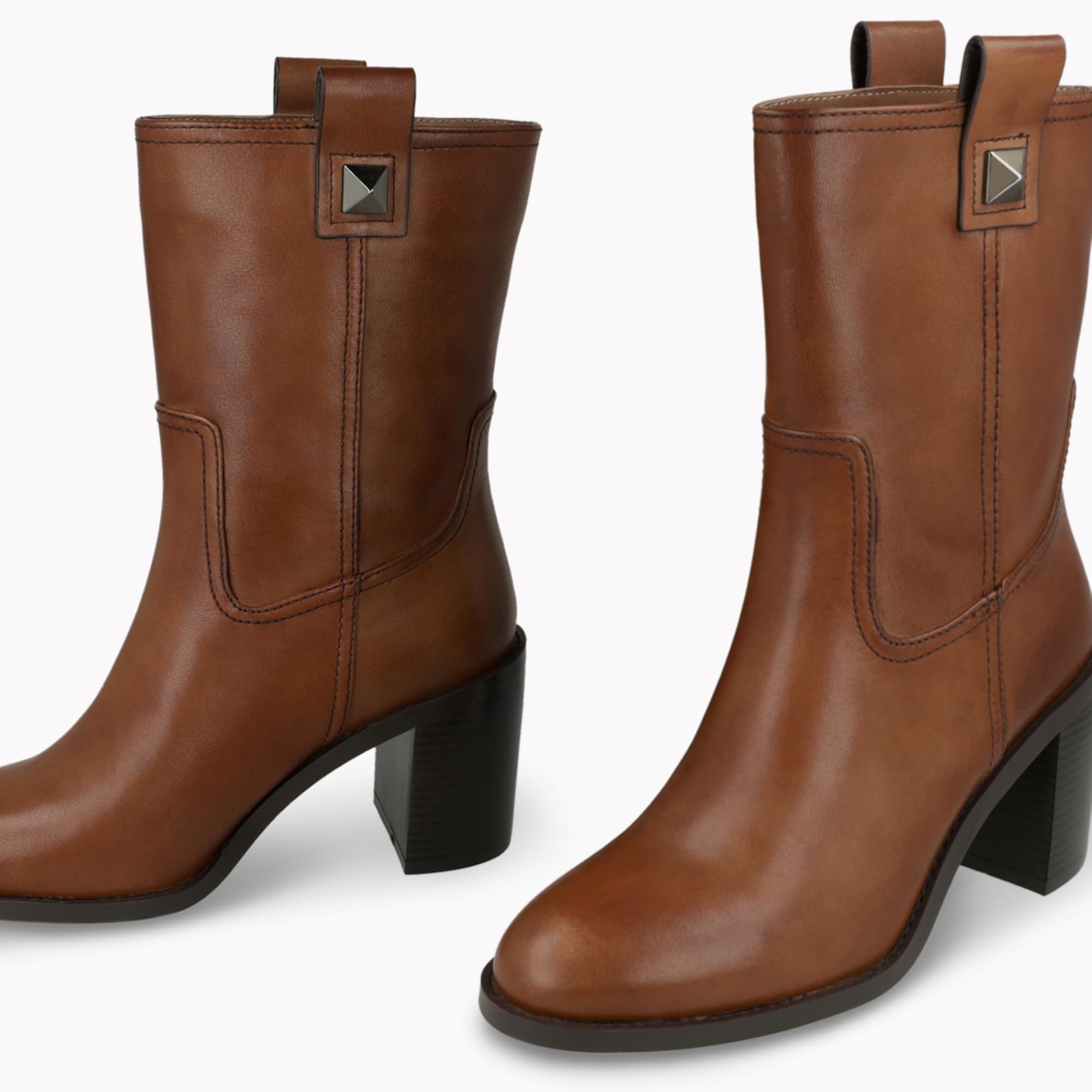 LODI A-REU5631 bottines marron cuir véritable