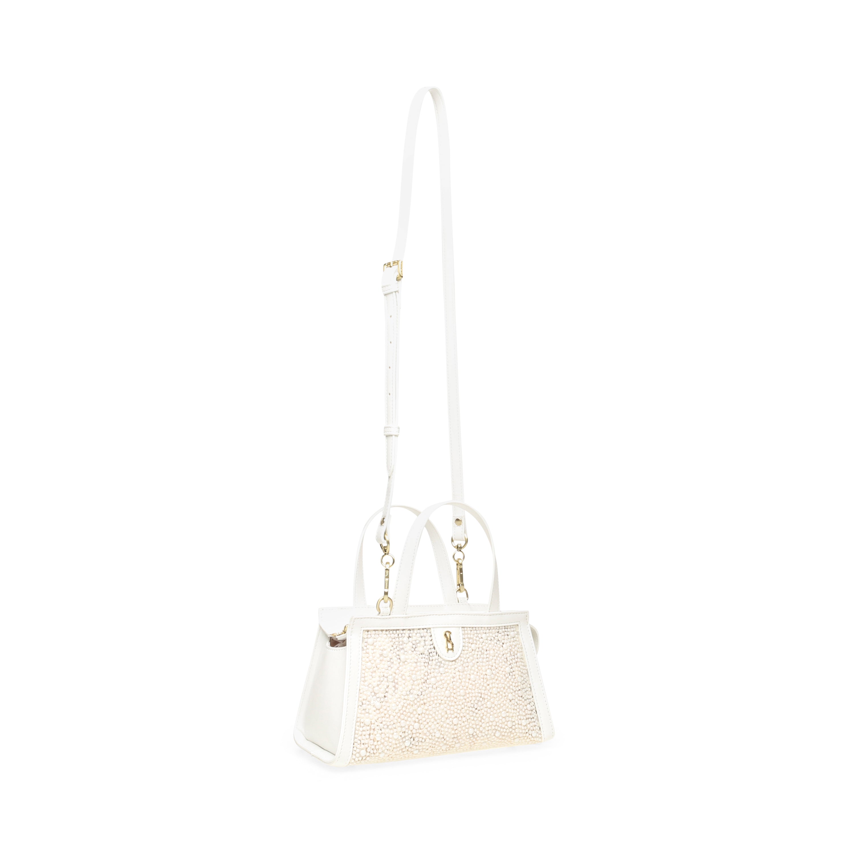 Steve Madden Bengagep sac à main blanc doré