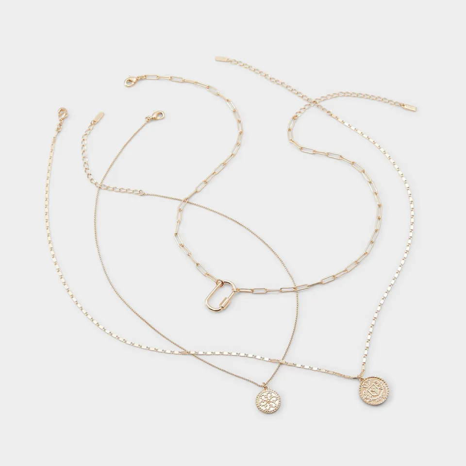 ALDO Intuition collier femme multicouche doré
