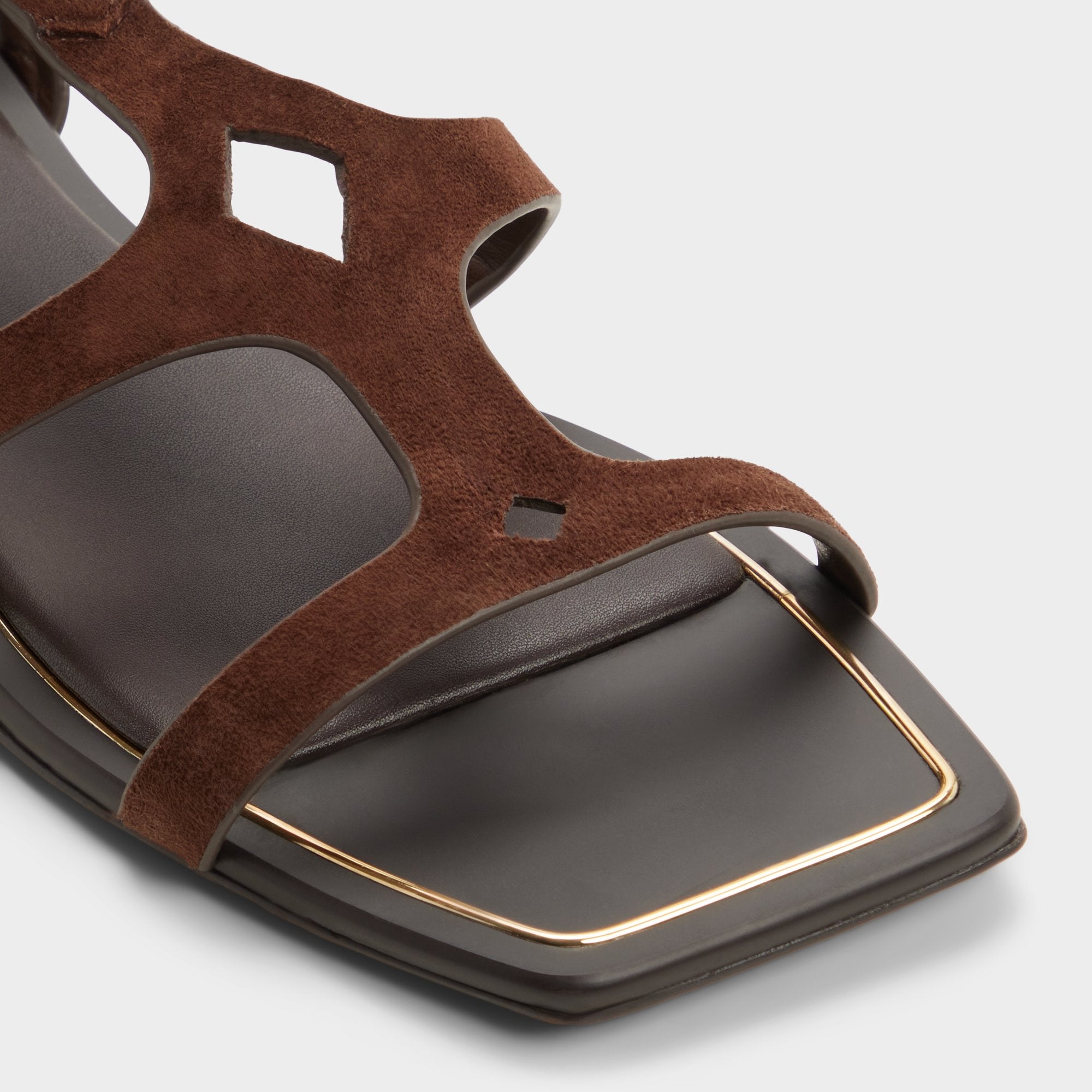 ALDO Marisea sandales plates marron boucles