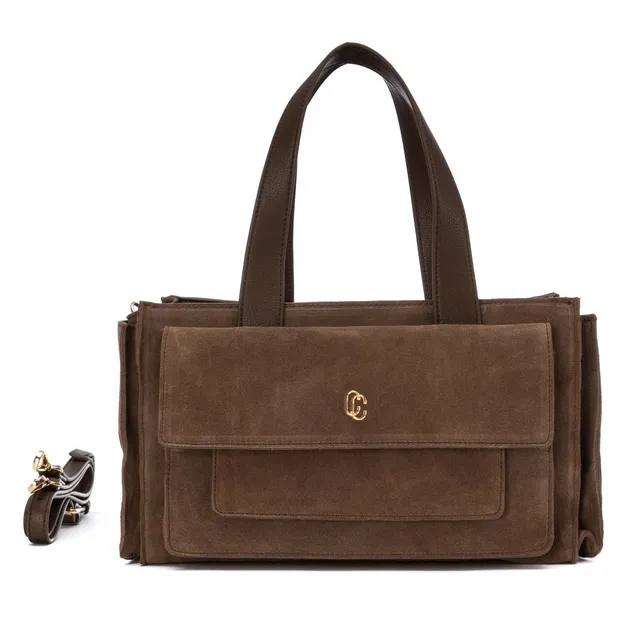 Carmela 18625403 sac main femme taupe bandoulière