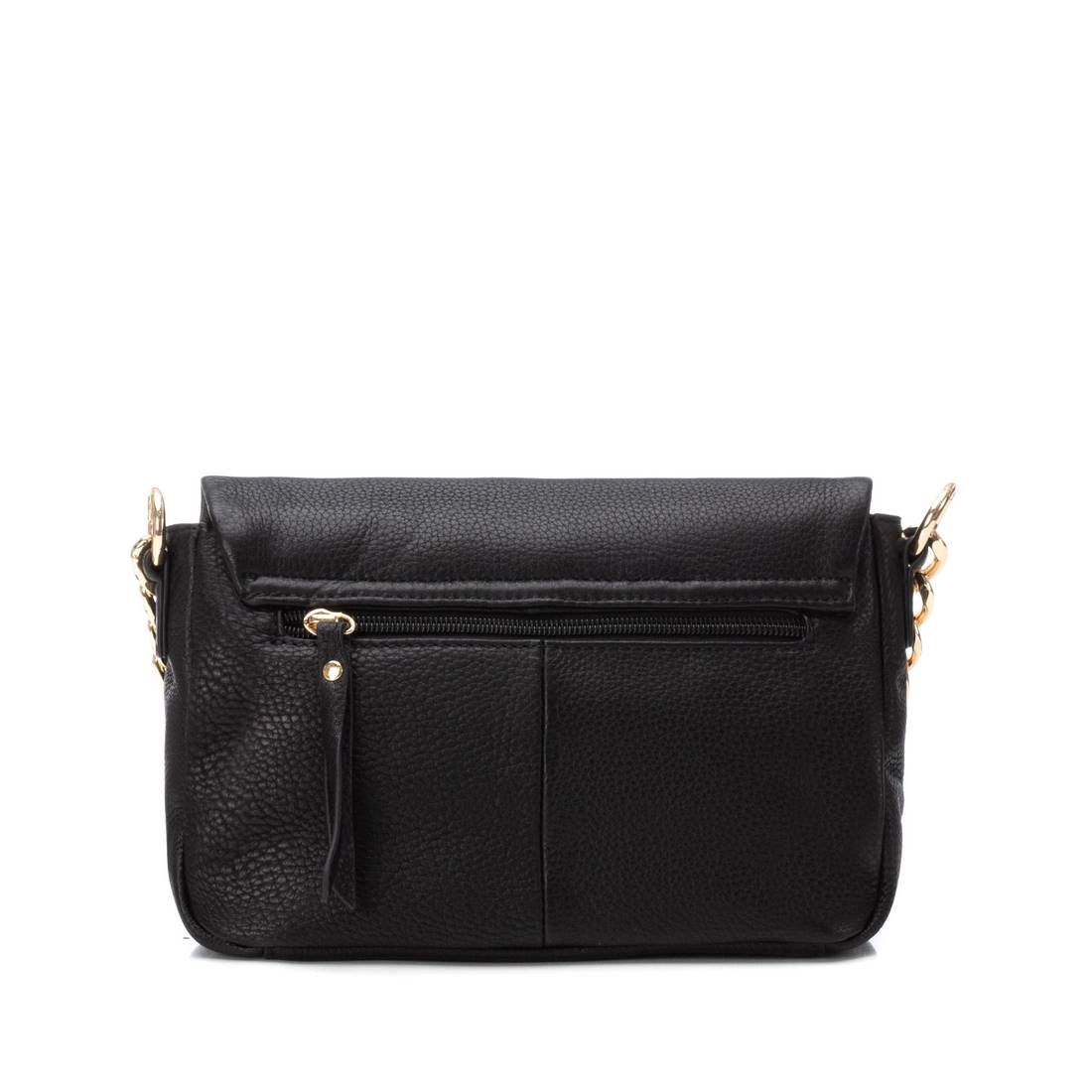 Carmela 18609201 sac bandoulière cuir noir doré