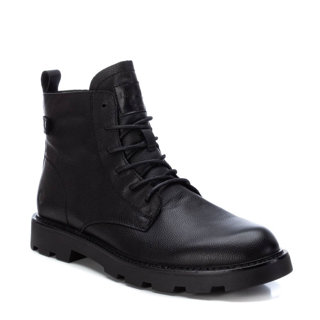 Carmela 16121901 bottines cuir noir homme