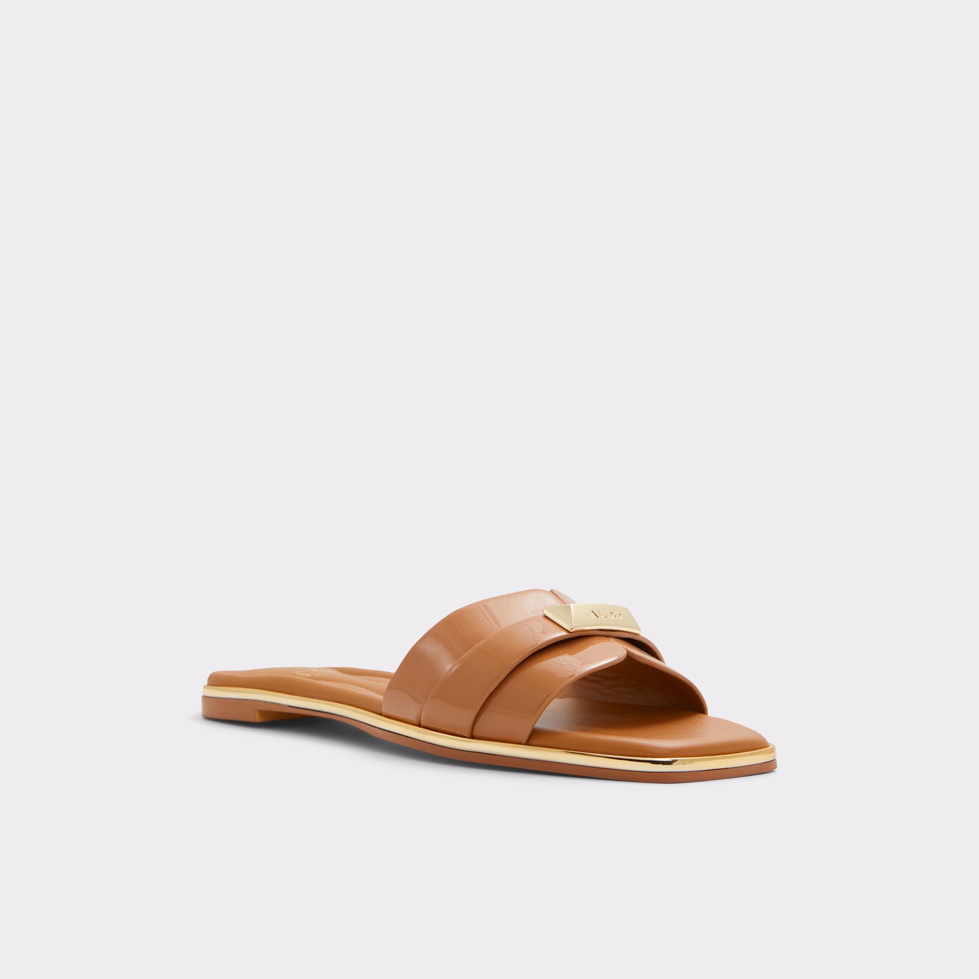 ALDO Darine sandales plates bout carré beige