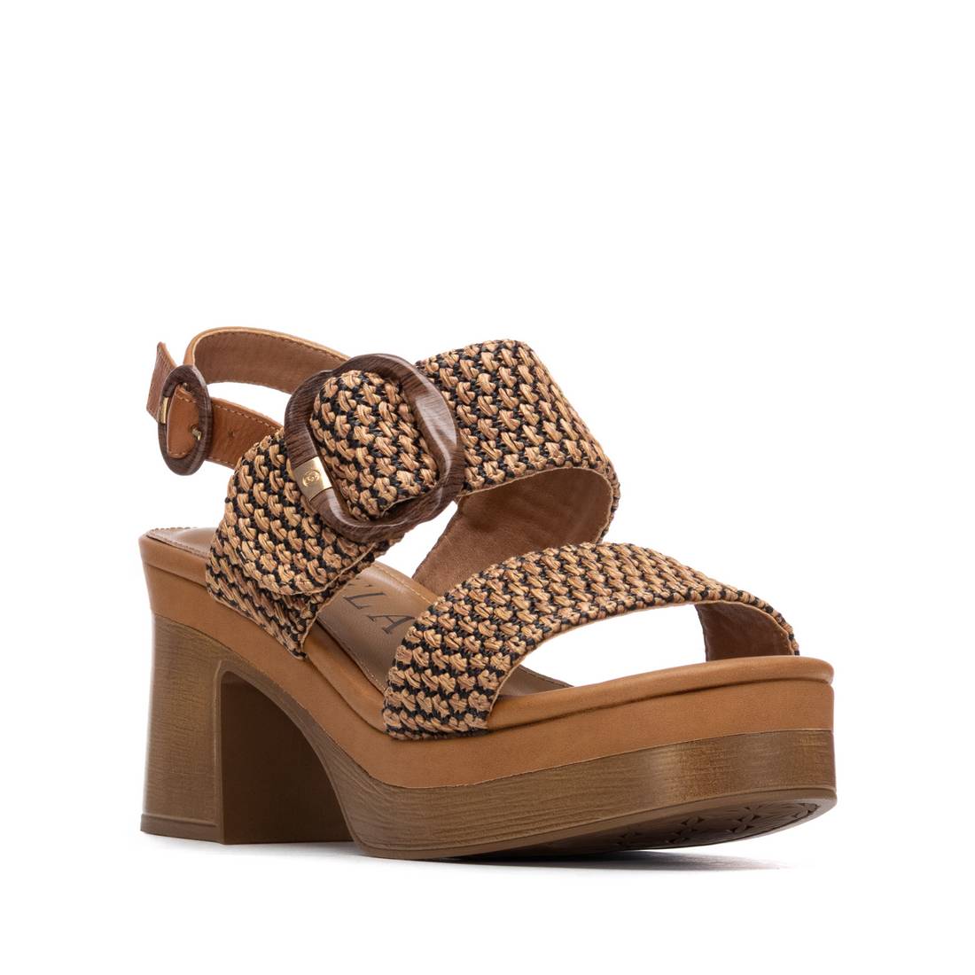 Carmela 16315601 sandale femme talon 8 cm camel
