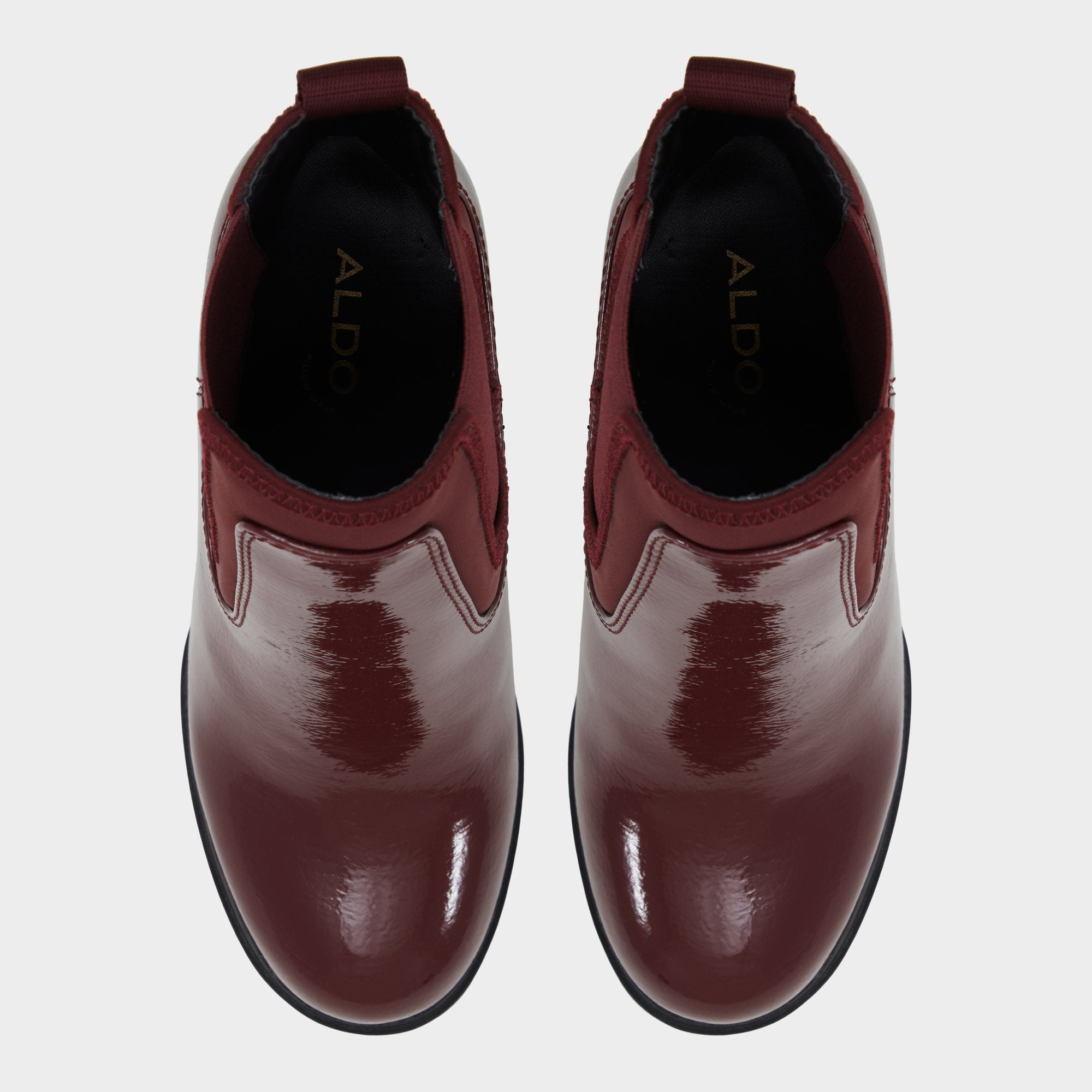 ALDO Bold boots chelsea bordeaux talon bloc