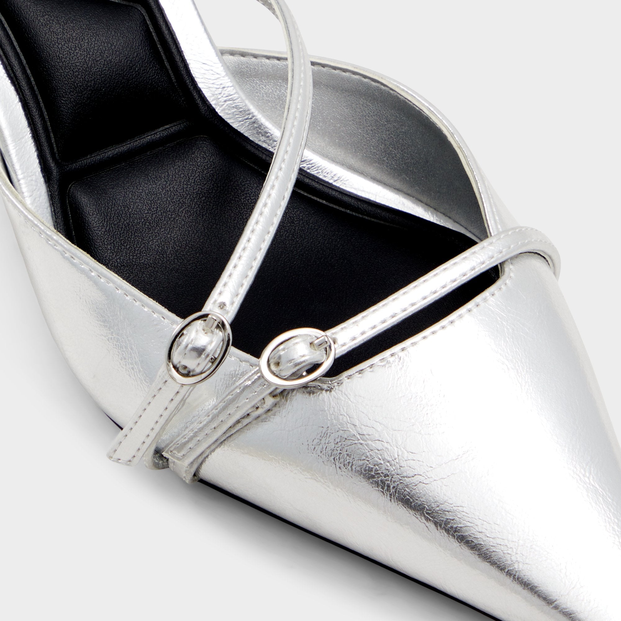ALDO Marietta escarpins slingback argent pointure 38